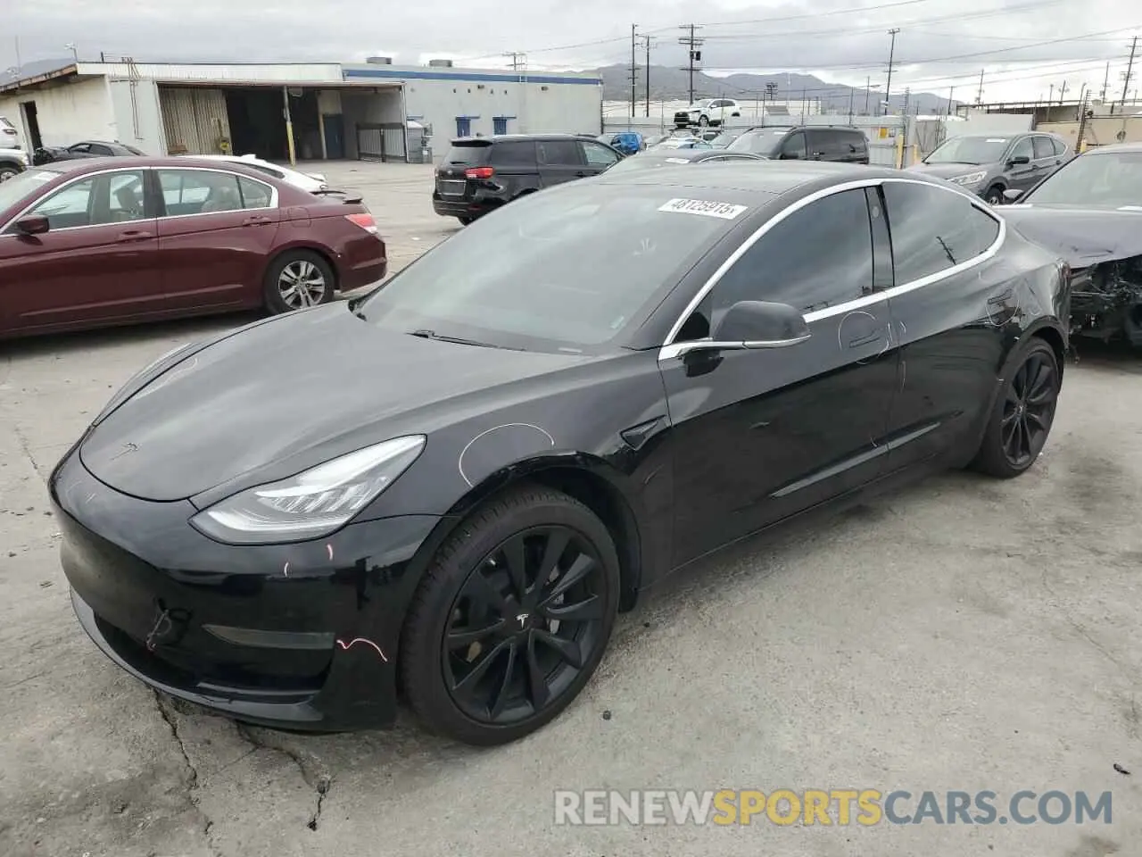 1 fotografías del automóvil dañado 5YJ3E1EA6LF611243 TESLA MODEL 3 2020