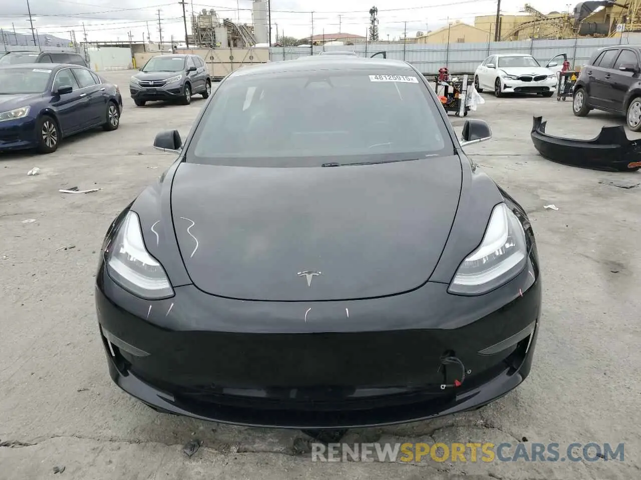 5 fotografías del automóvil dañado 5YJ3E1EA6LF611243 TESLA MODEL 3 2020