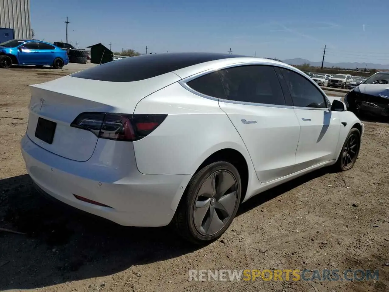 3 fotografías del automóvil dañado 5YJ3E1EA6LF612151 TESLA MODEL 3 2020