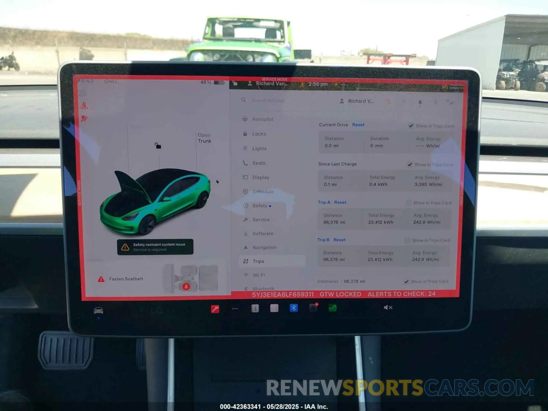 19 fotografías del automóvil dañado 5YJ3E1EA6LF659311 TESLA MODEL 3 2020