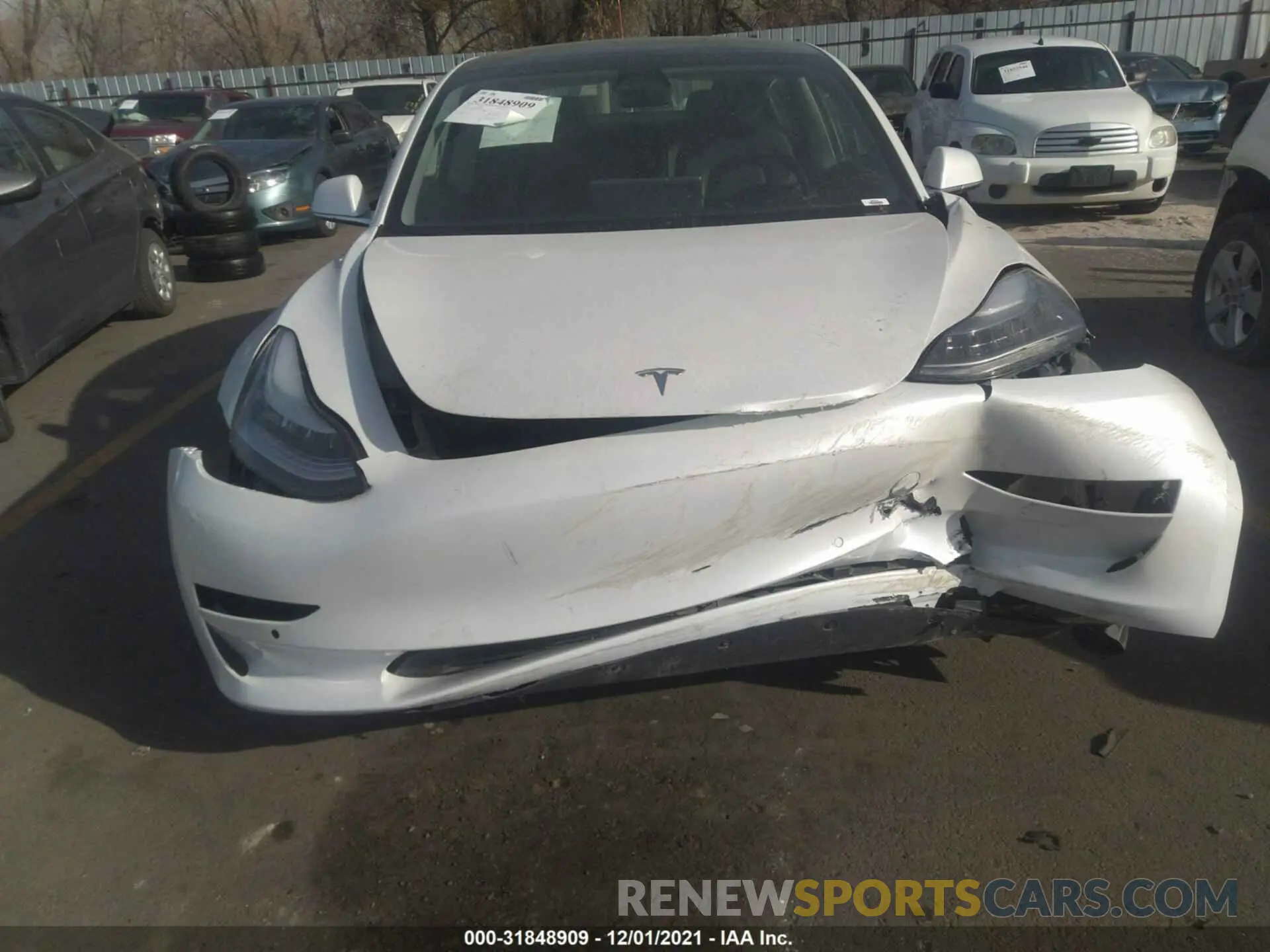 6 fotografías del automóvil dañado 5YJ3E1EA6LF659910 TESLA MODEL 3 2020