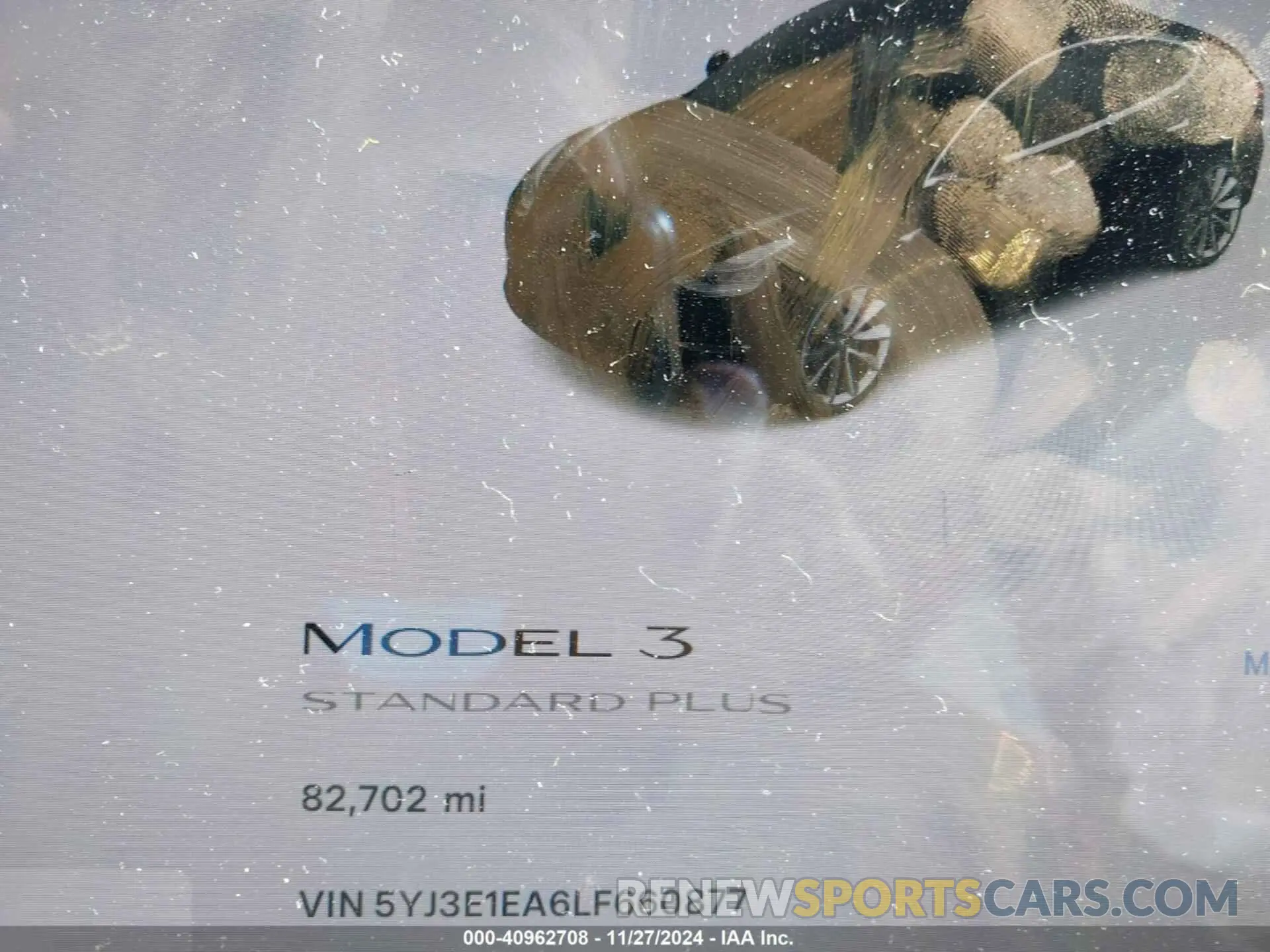 14 fotografías del automóvil dañado 5YJ3E1EA6LF660877 TESLA MODEL 3 2020