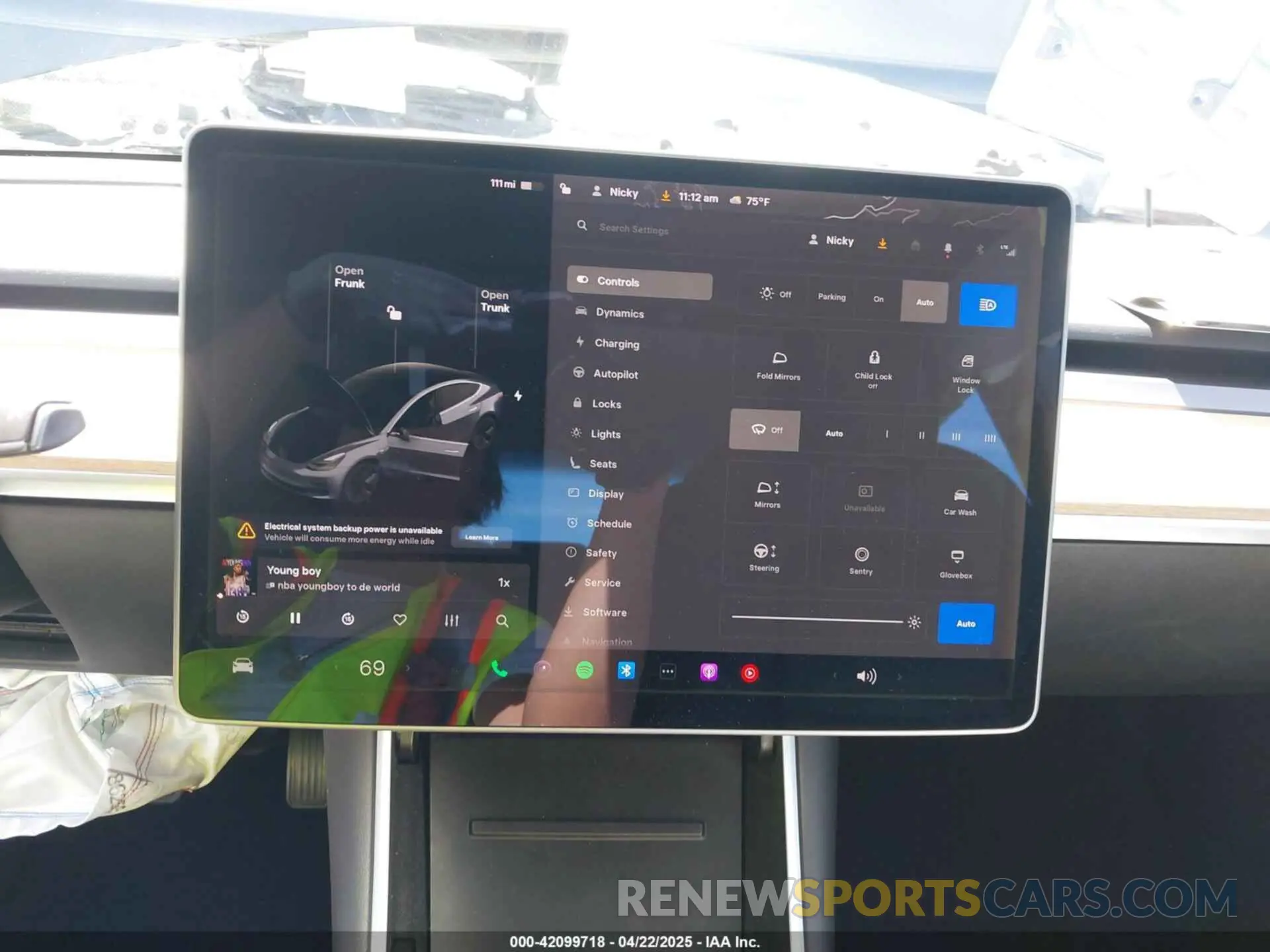 17 fotografías del automóvil dañado 5YJ3E1EA6LF703159 TESLA MODEL 3 2020