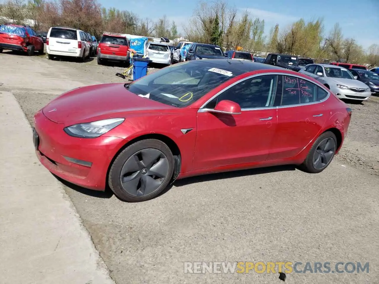 1 fotografías del automóvil dañado 5YJ3E1EA6LF705655 TESLA MODEL 3 2020
