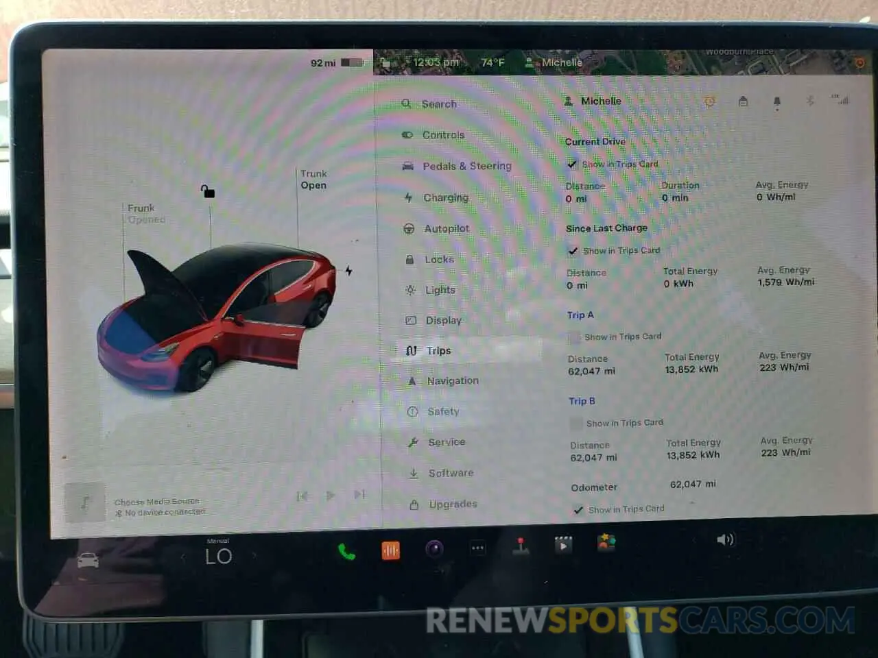 9 fotografías del automóvil dañado 5YJ3E1EA6LF705655 TESLA MODEL 3 2020