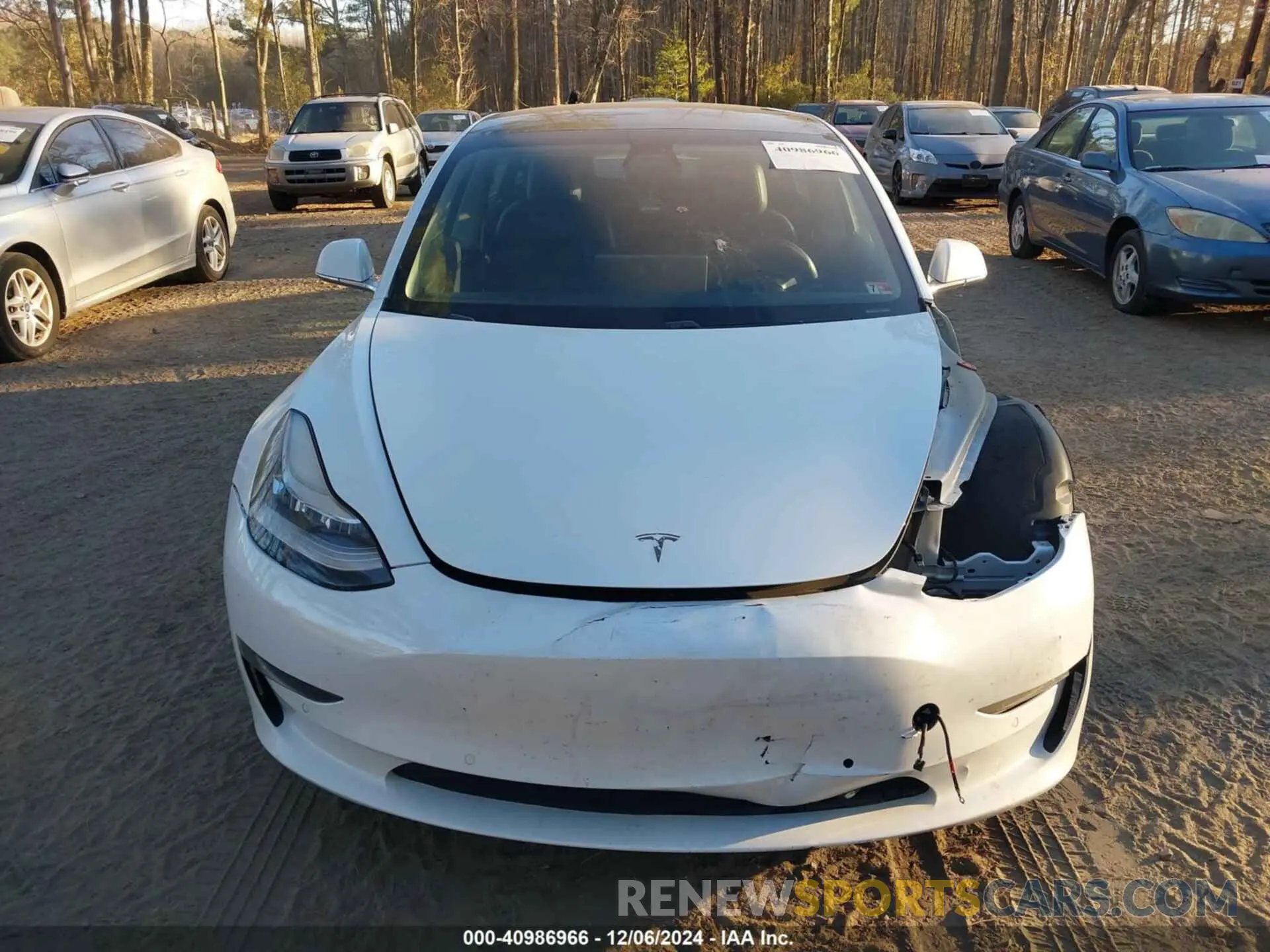 12 fotografías del automóvil dañado 5YJ3E1EA6LF709009 TESLA MODEL 3 2020