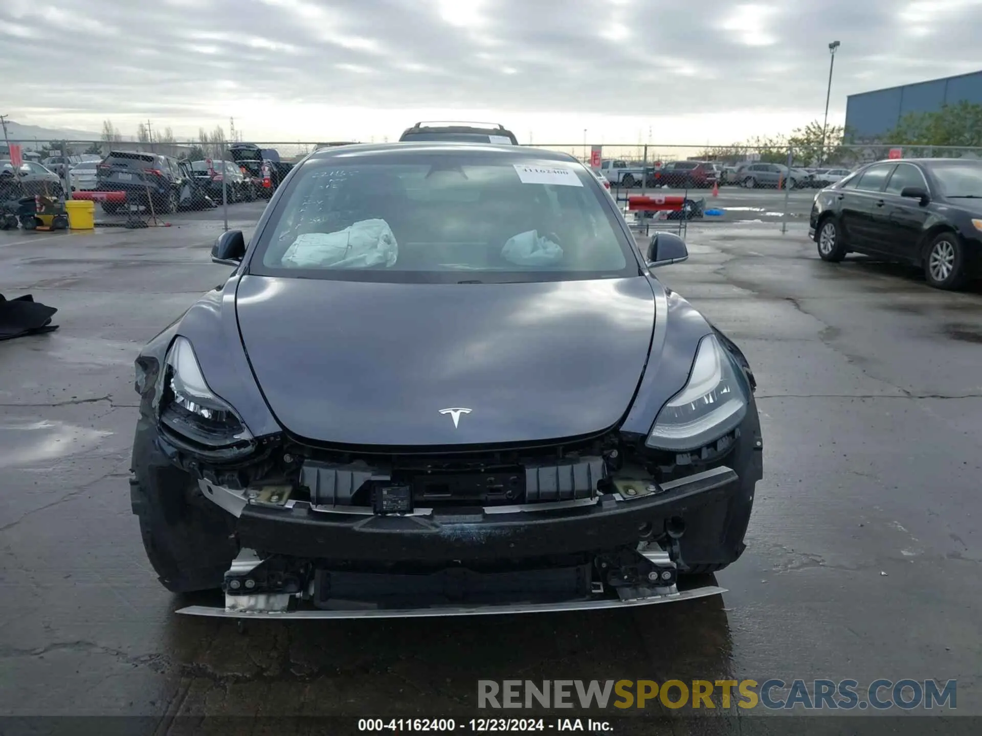 12 fotografías del automóvil dañado 5YJ3E1EA6LF743497 TESLA MODEL 3 2020