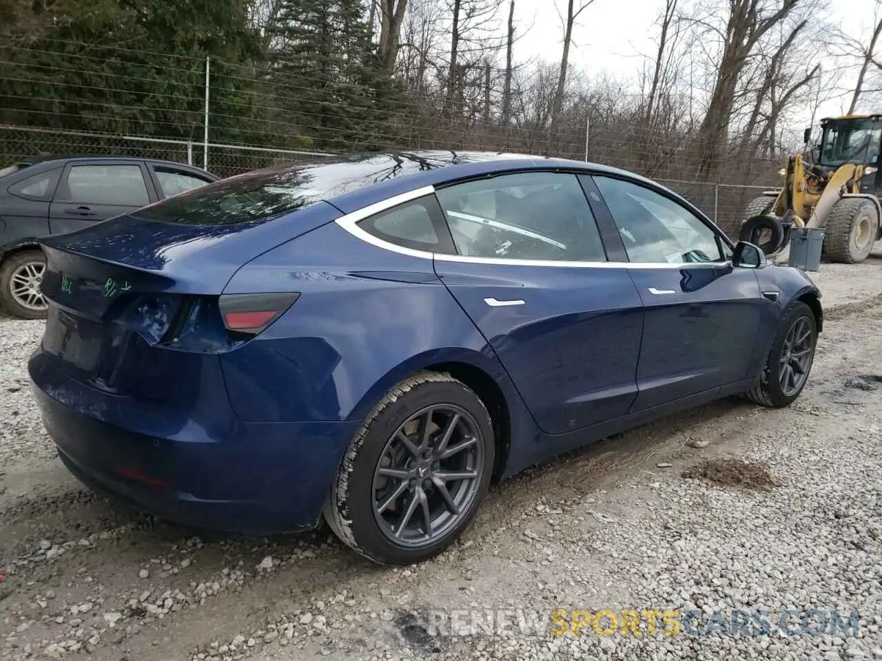 3 fotografías del automóvil dañado 5YJ3E1EA6LF785040 TESLA MODEL 3 2020