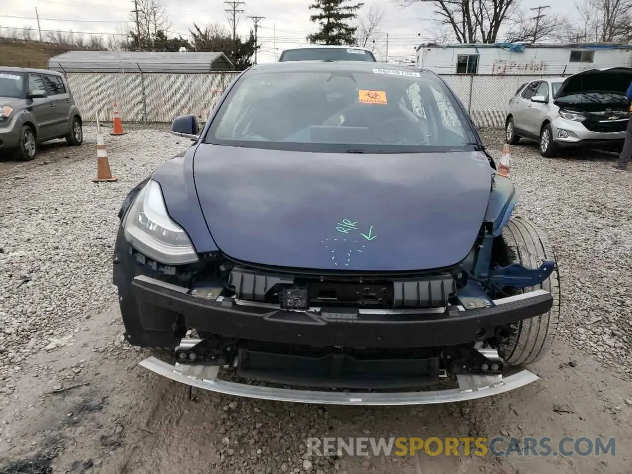 5 fotografías del automóvil dañado 5YJ3E1EA6LF785040 TESLA MODEL 3 2020
