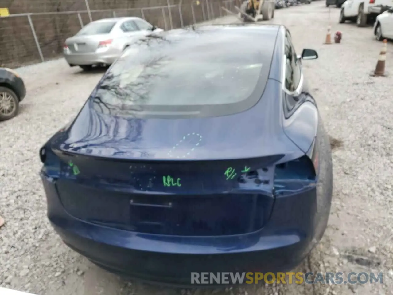 6 fotografías del automóvil dañado 5YJ3E1EA6LF785040 TESLA MODEL 3 2020