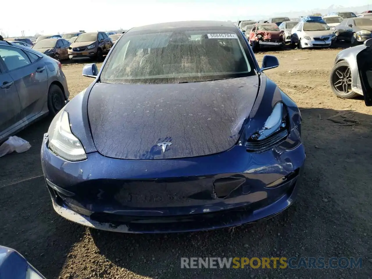 5 fotografías del automóvil dañado 5YJ3E1EA6LF799276 TESLA MODEL 3 2020