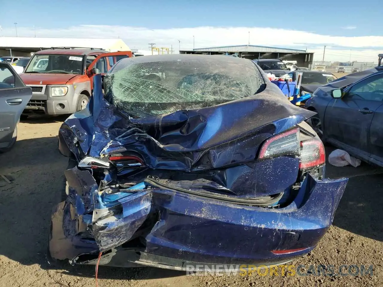 6 fotografías del automóvil dañado 5YJ3E1EA6LF799276 TESLA MODEL 3 2020