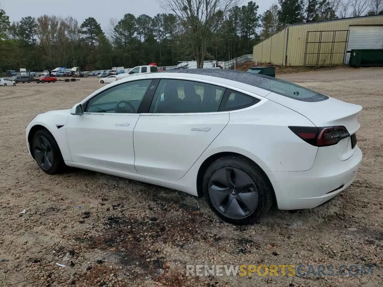 2 fotografías del automóvil dañado 5YJ3E1EA7LF504718 TESLA MODEL 3 2020