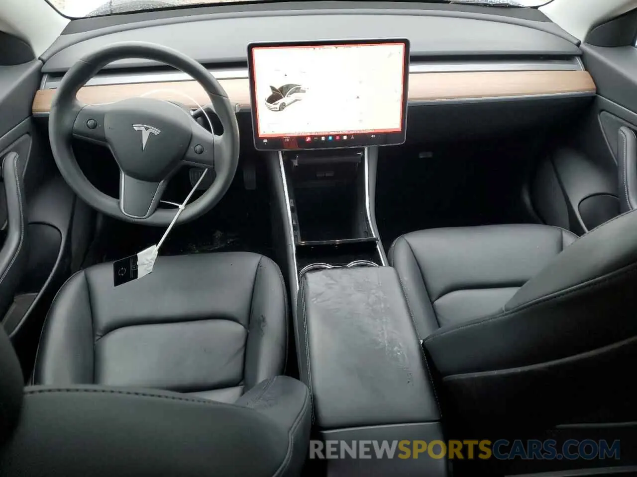 8 fotografías del automóvil dañado 5YJ3E1EA7LF504718 TESLA MODEL 3 2020