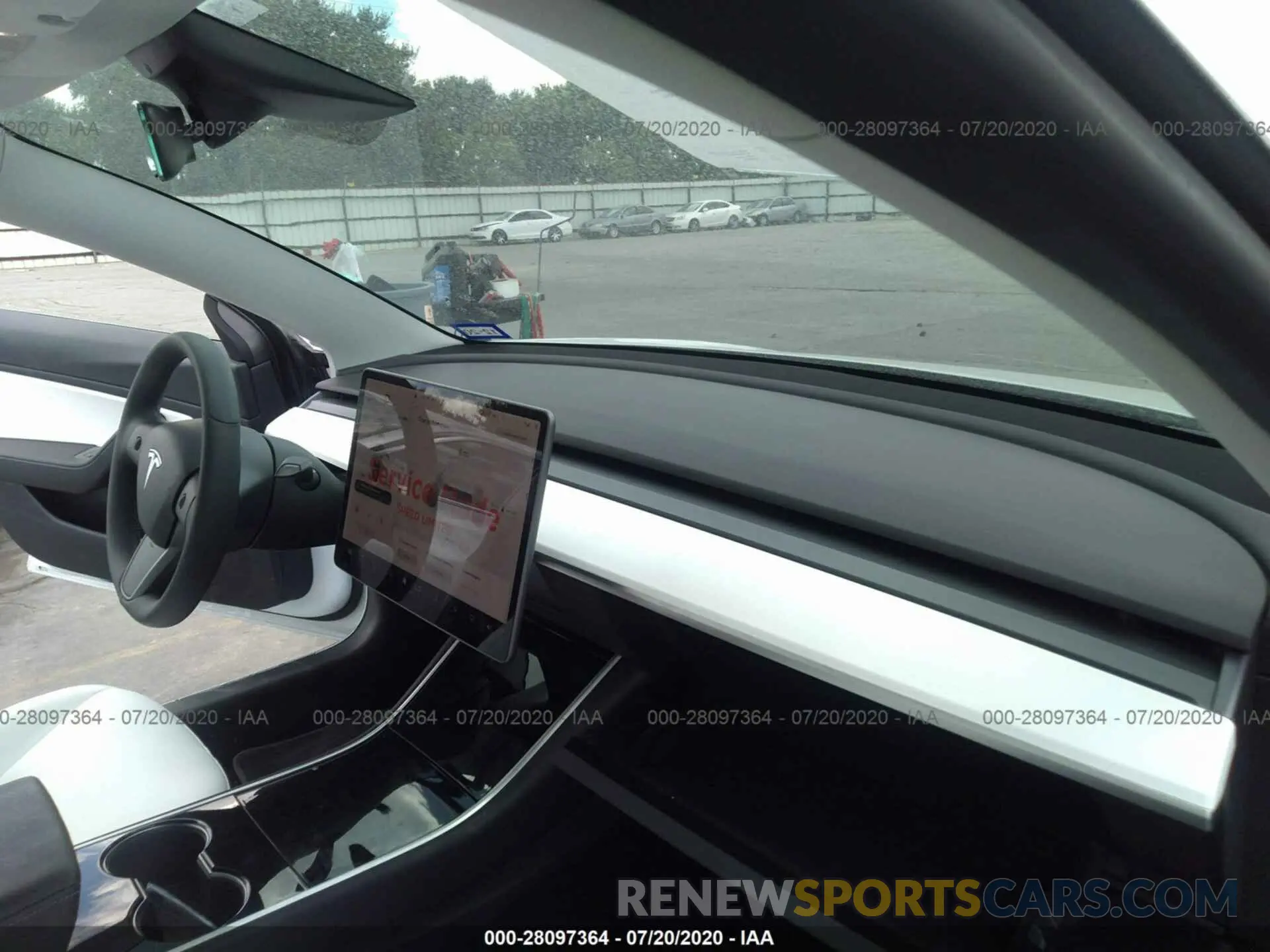 5 fotografías del automóvil dañado 5YJ3E1EA7LF591102 TESLA MODEL 3 2020