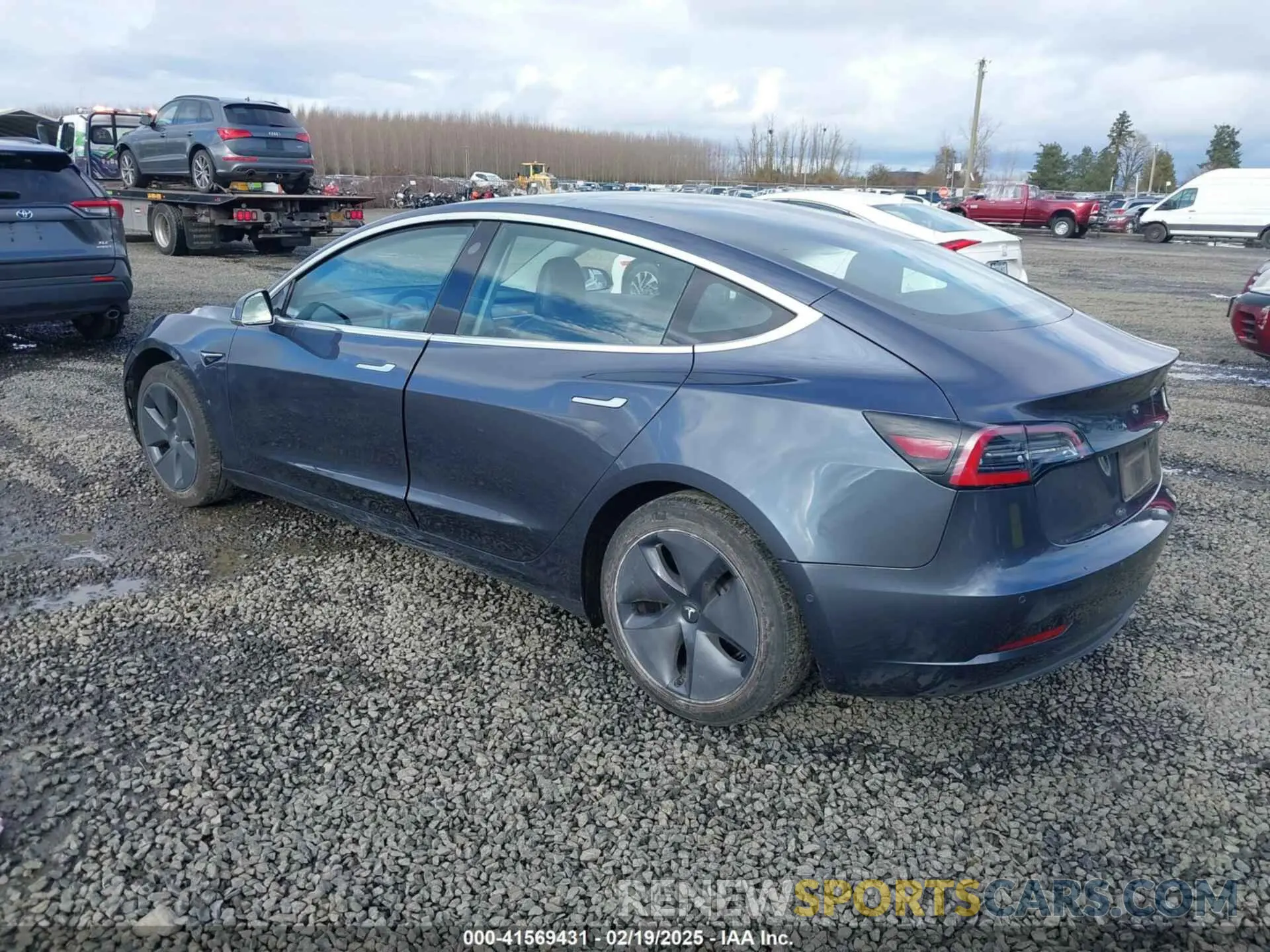 3 fotografías del automóvil dañado 5YJ3E1EA7LF611574 TESLA MODEL 3 2020