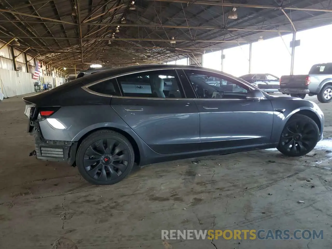 3 fotografías del automóvil dañado 5YJ3E1EA7LF614913 TESLA MODEL 3 2020