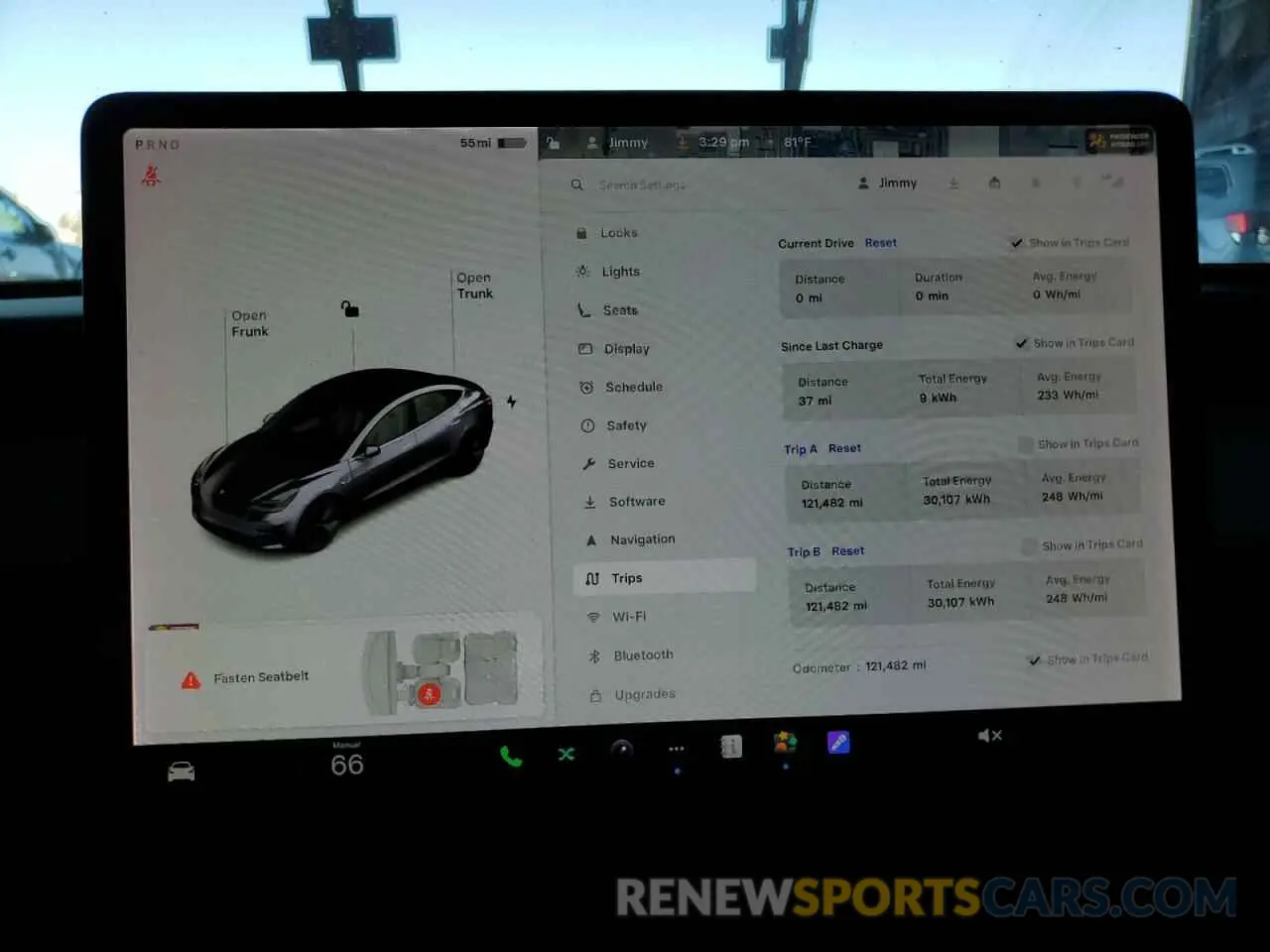 9 fotografías del automóvil dañado 5YJ3E1EA7LF614913 TESLA MODEL 3 2020