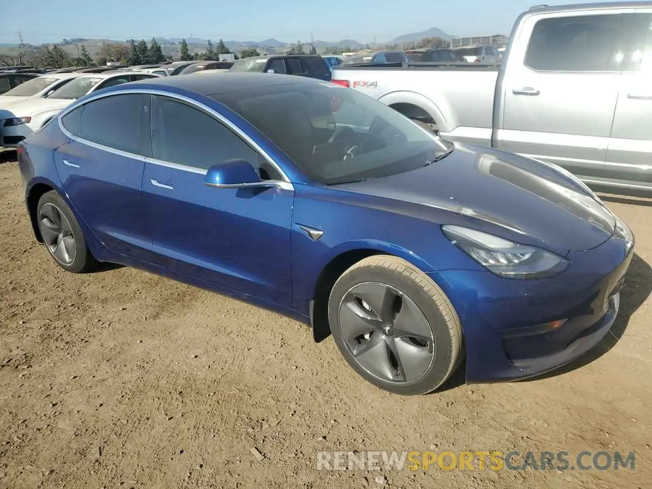 4 fotografías del automóvil dañado 5YJ3E1EA7LF630951 TESLA MODEL 3 2020