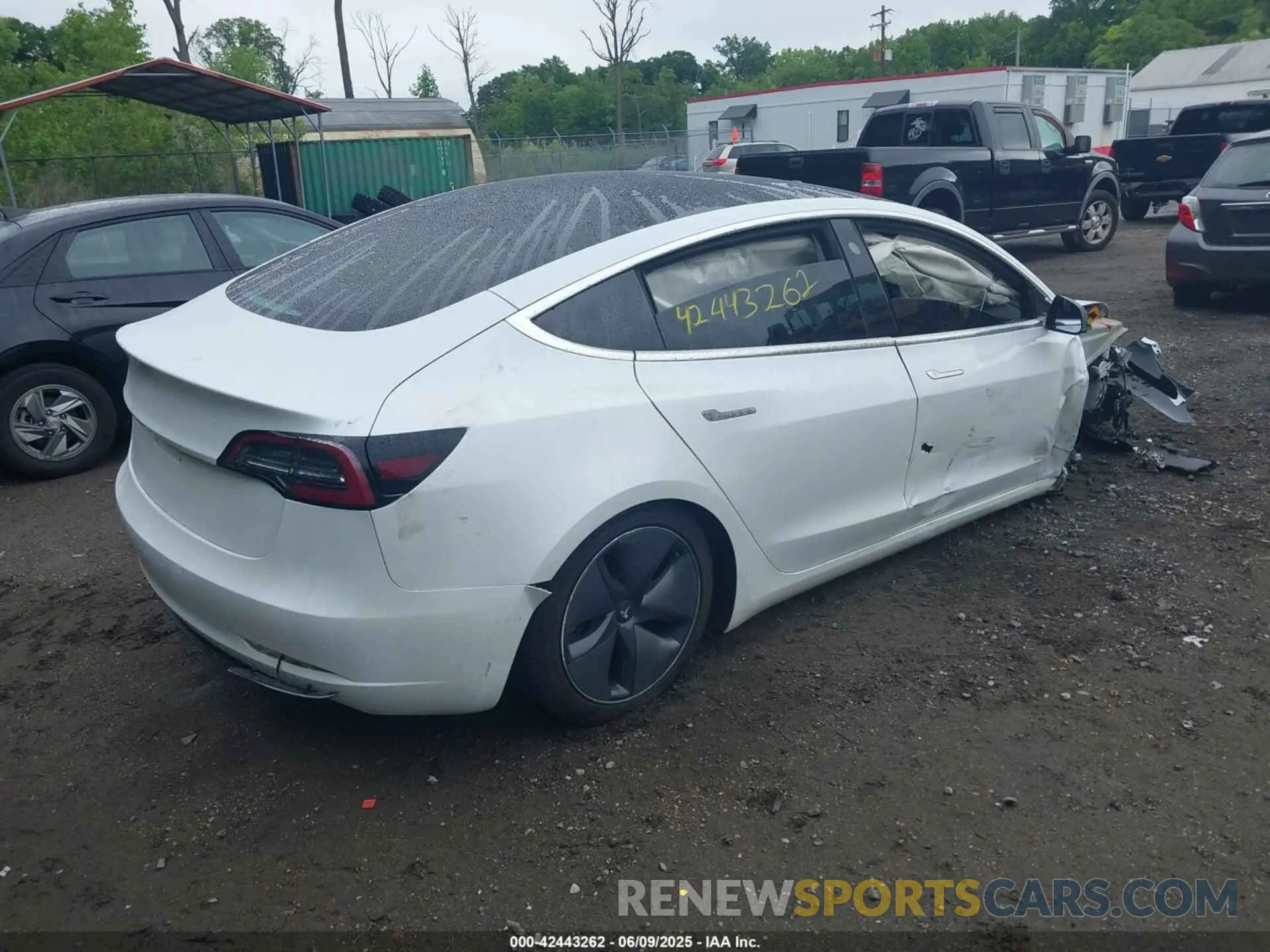 4 fotografías del automóvil dañado 5YJ3E1EA7LF645286 TESLA MODEL 3 2020