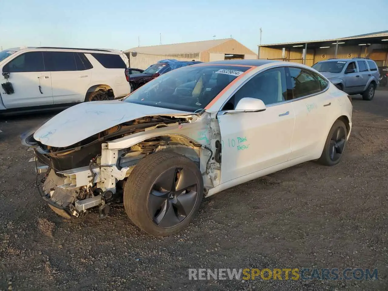 1 fotografías del automóvil dañado 5YJ3E1EA7LF659141 TESLA MODEL 3 2020