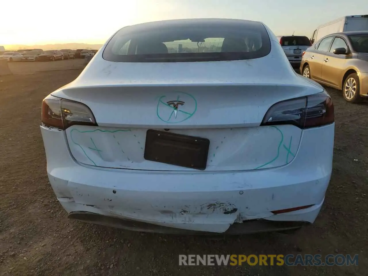 6 fotografías del automóvil dañado 5YJ3E1EA7LF659141 TESLA MODEL 3 2020