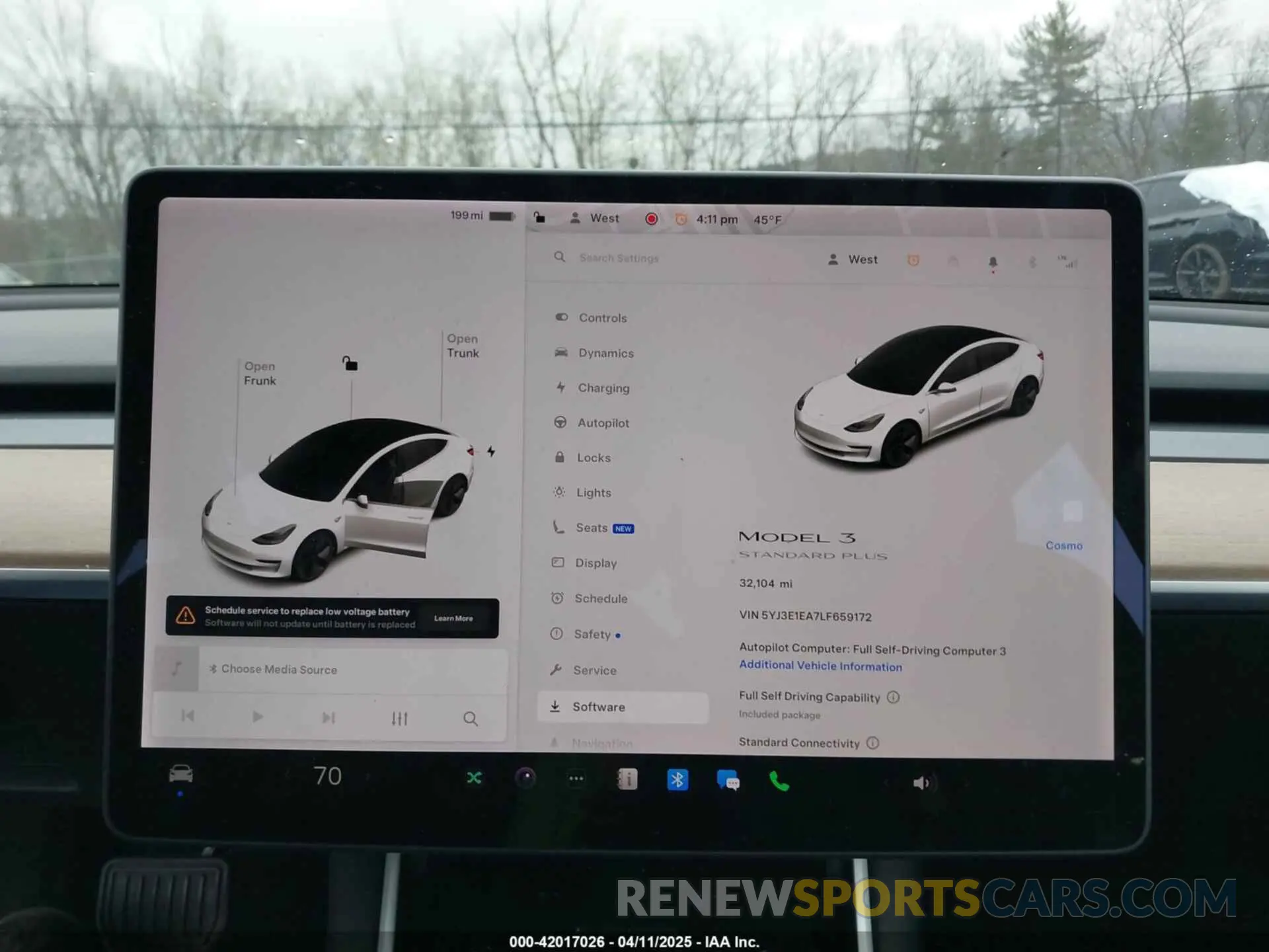 18 fotografías del automóvil dañado 5YJ3E1EA7LF659172 TESLA MODEL 3 2020