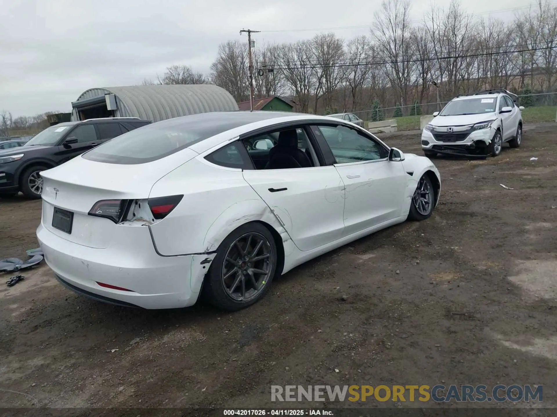 4 fotografías del automóvil dañado 5YJ3E1EA7LF659172 TESLA MODEL 3 2020