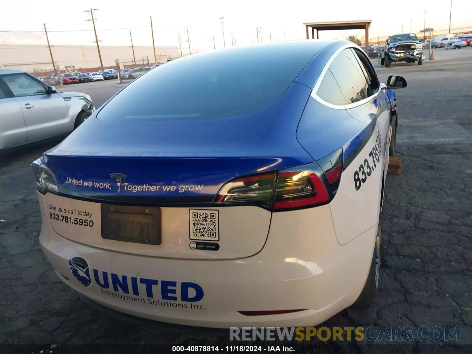 16 fotografías del automóvil dañado 5YJ3E1EA7LF659950 TESLA MODEL 3 2020