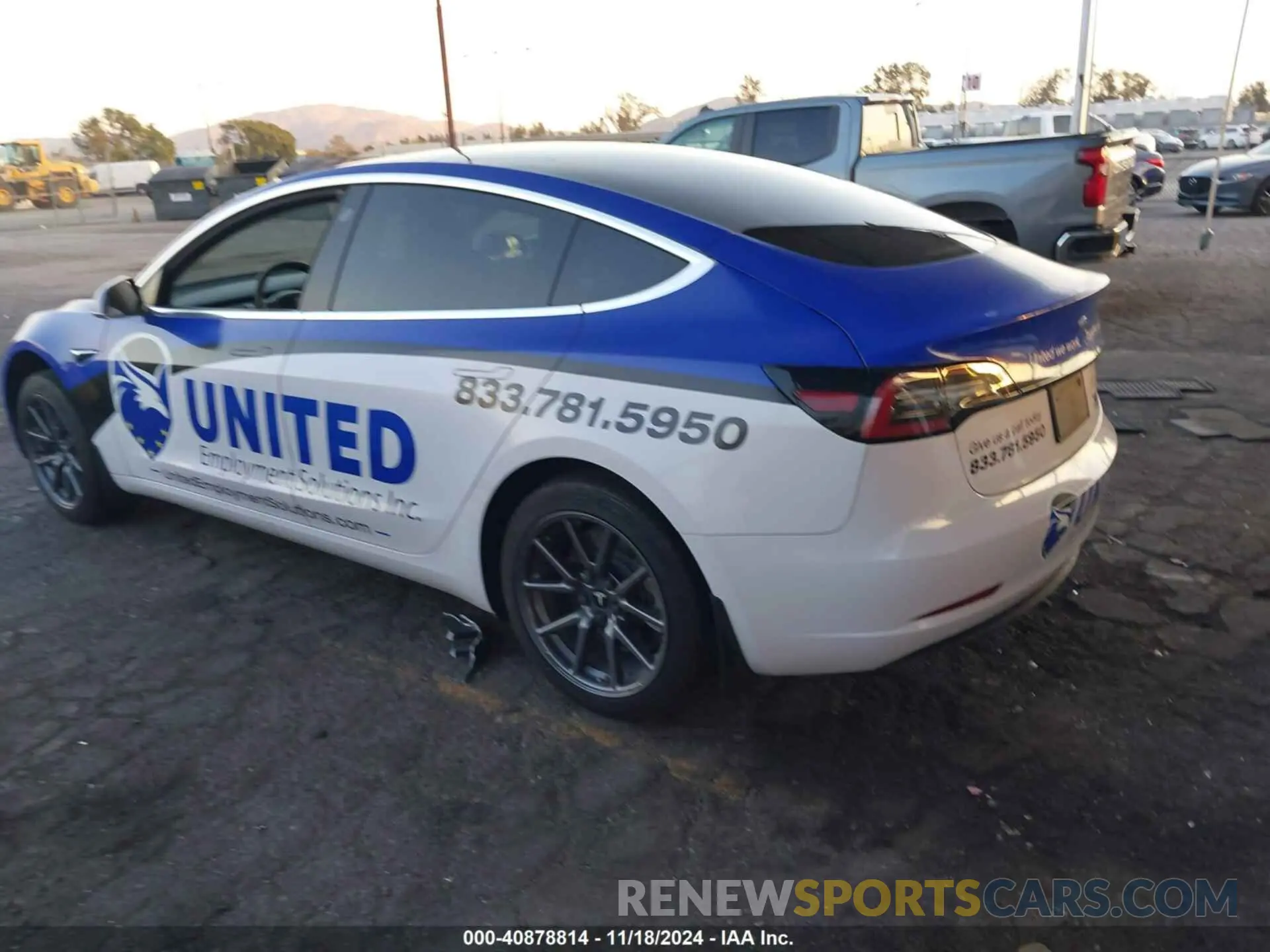 3 fotografías del automóvil dañado 5YJ3E1EA7LF659950 TESLA MODEL 3 2020