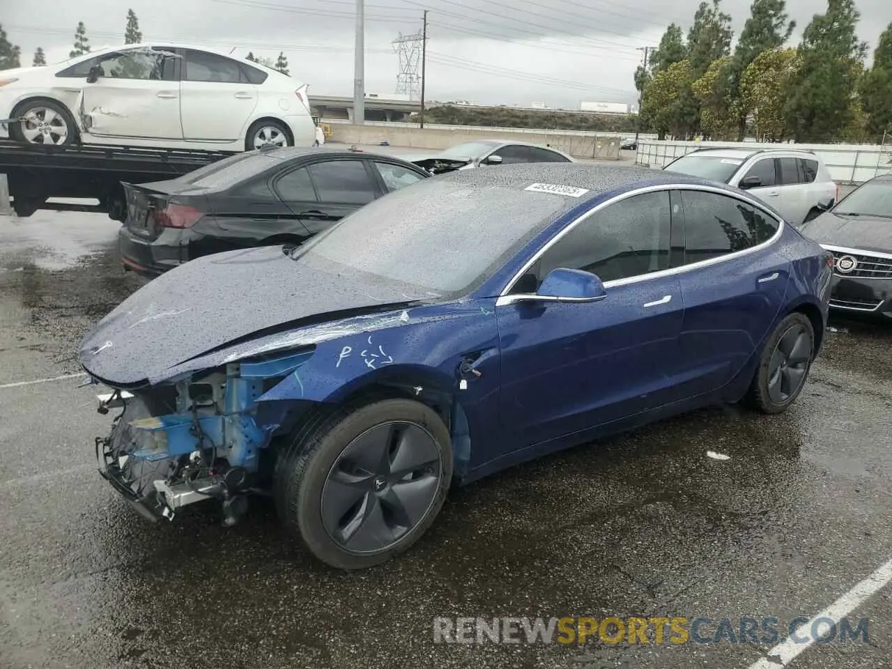 1 fotografías del automóvil dañado 5YJ3E1EA7LF705759 TESLA MODEL 3 2020