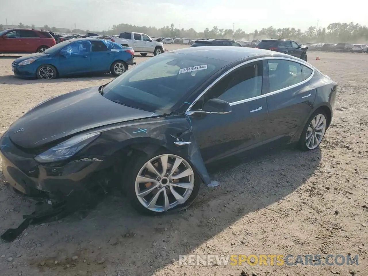 1 fotografías del automóvil dañado 5YJ3E1EA7LF785533 TESLA MODEL 3 2020