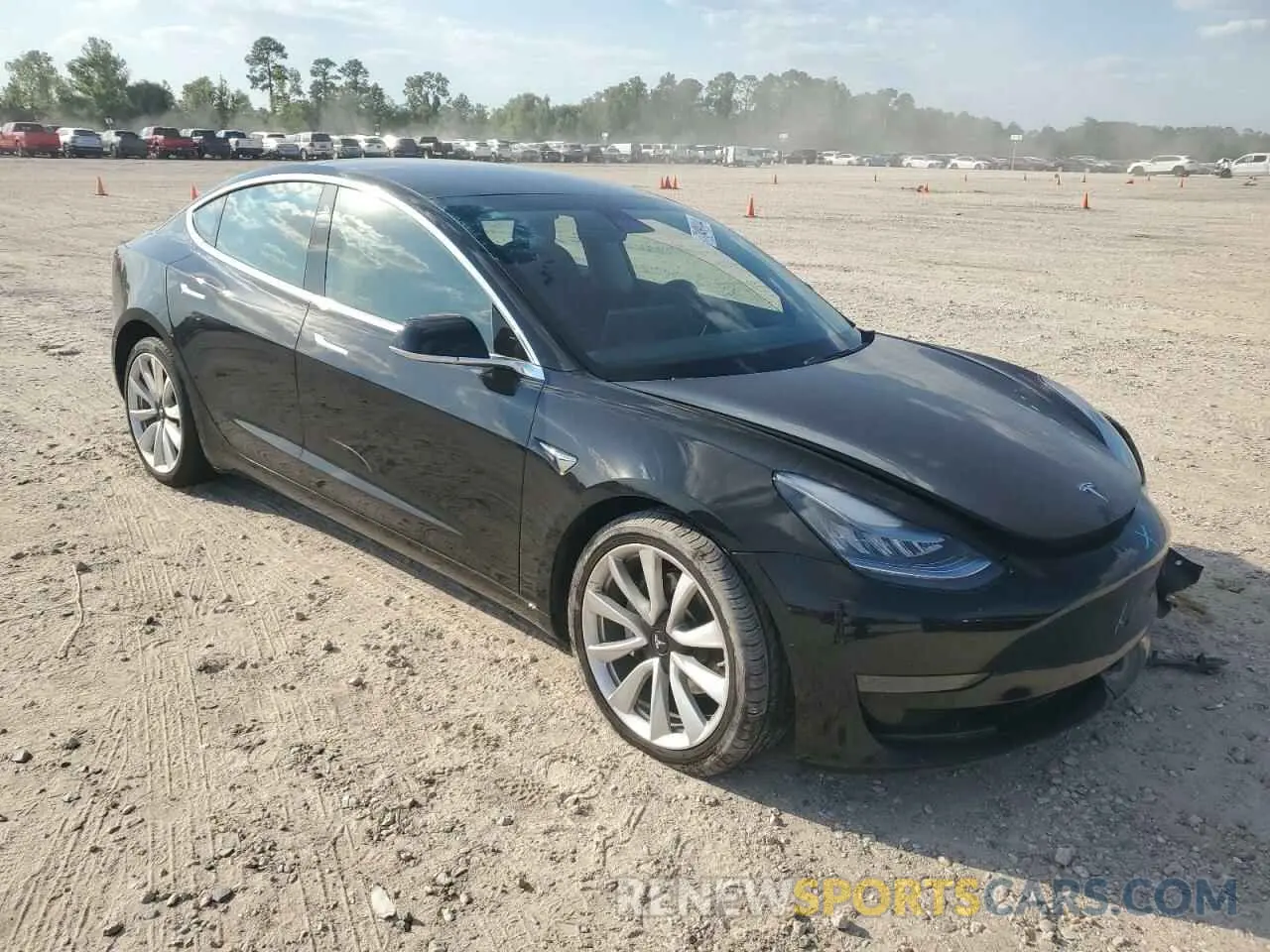 4 fotografías del automóvil dañado 5YJ3E1EA7LF785533 TESLA MODEL 3 2020