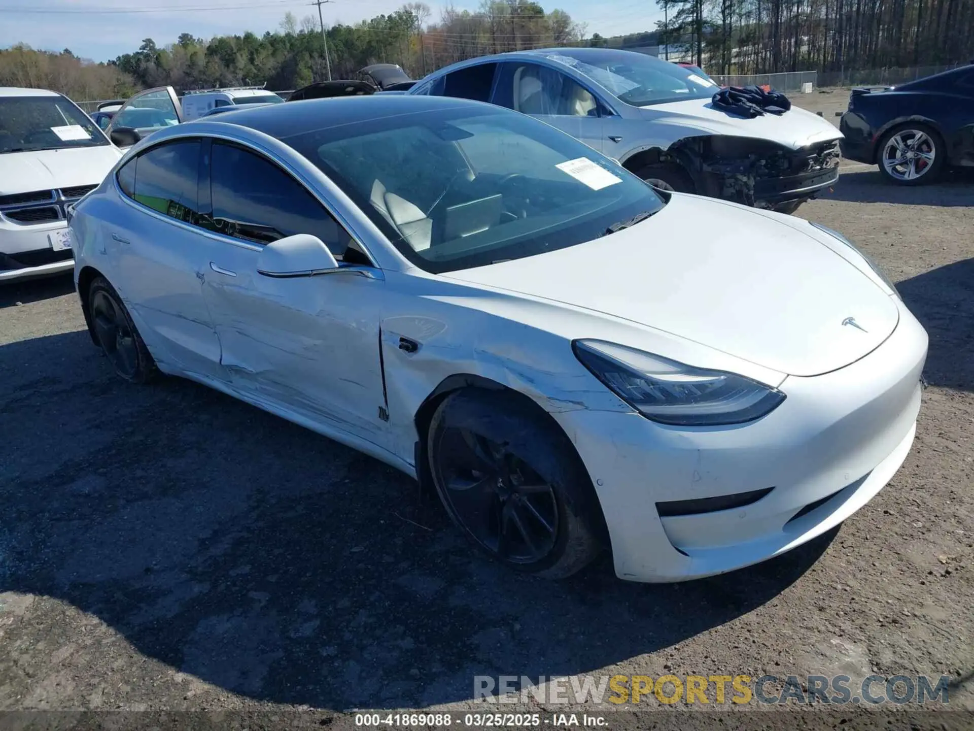 1 fotografías del automóvil dañado 5YJ3E1EA7LF797150 TESLA MODEL 3 2020