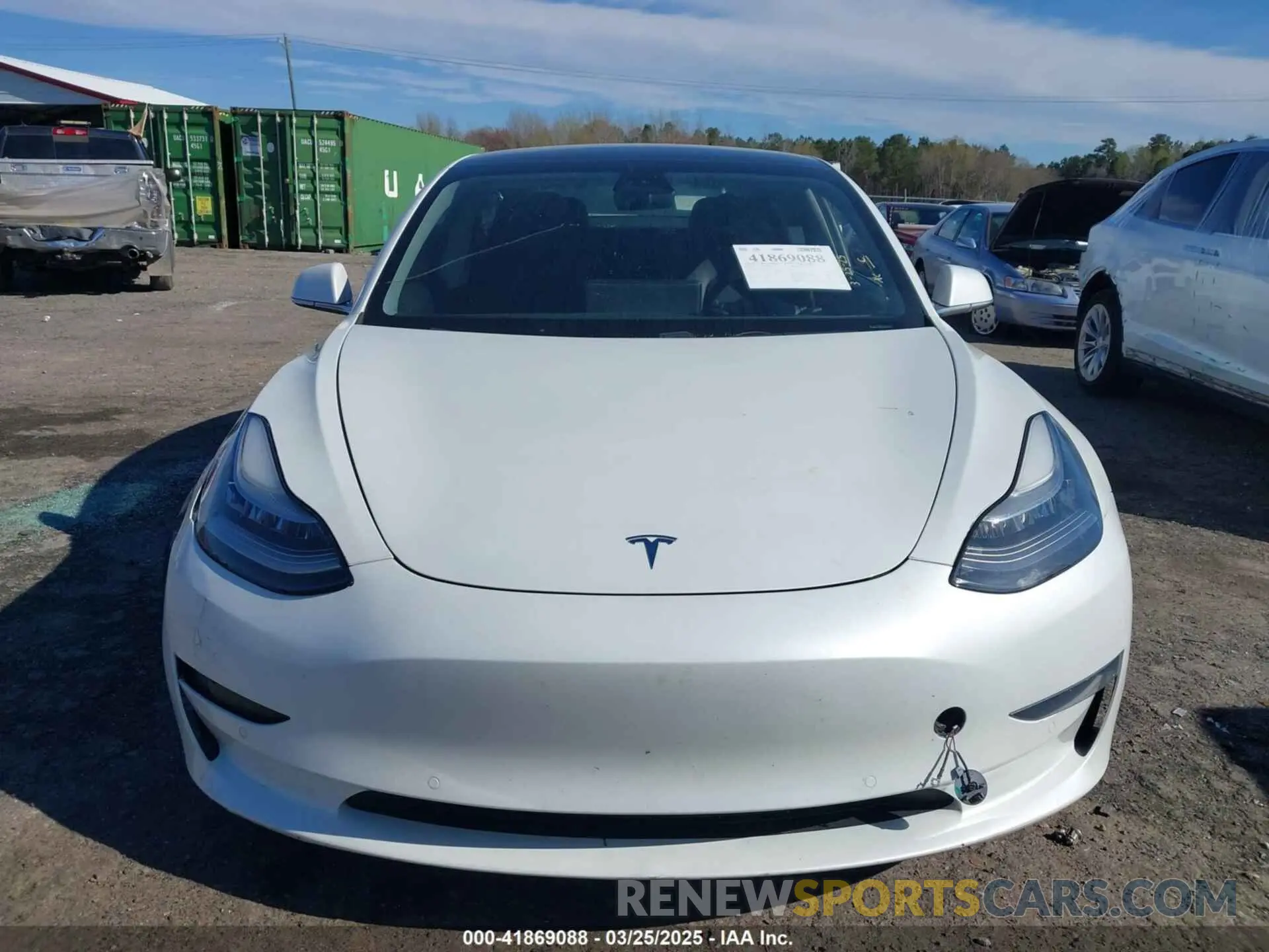 12 fotografías del automóvil dañado 5YJ3E1EA7LF797150 TESLA MODEL 3 2020