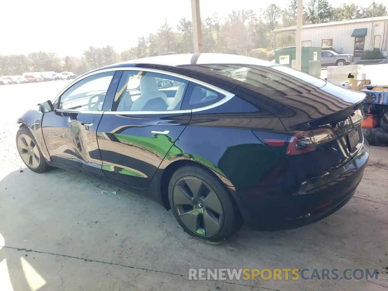 2 fotografías del automóvil dañado 5YJ3E1EA7LF797617 TESLA MODEL 3 2020