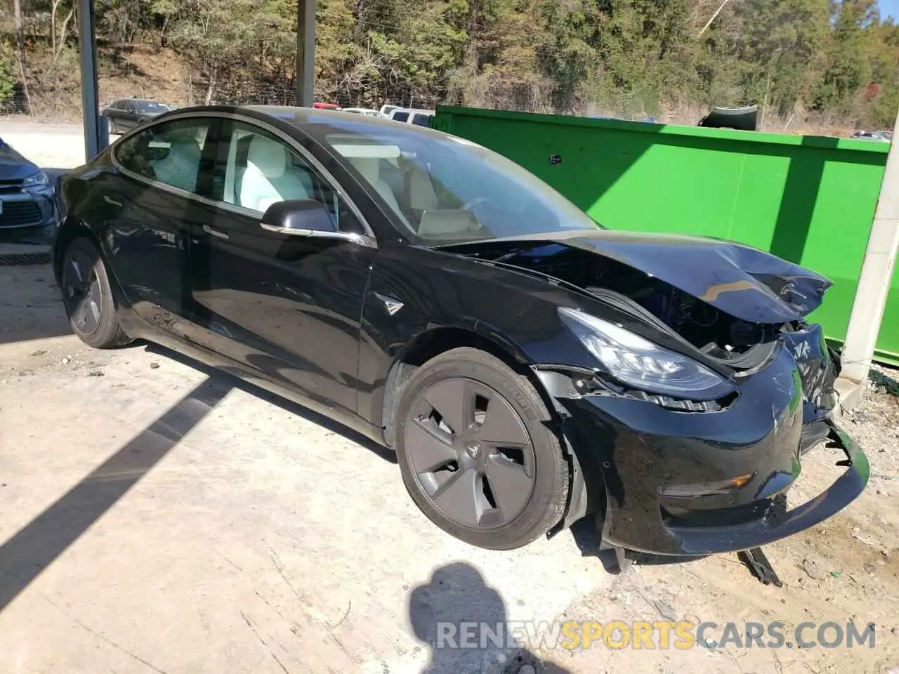 4 fotografías del automóvil dañado 5YJ3E1EA7LF797617 TESLA MODEL 3 2020