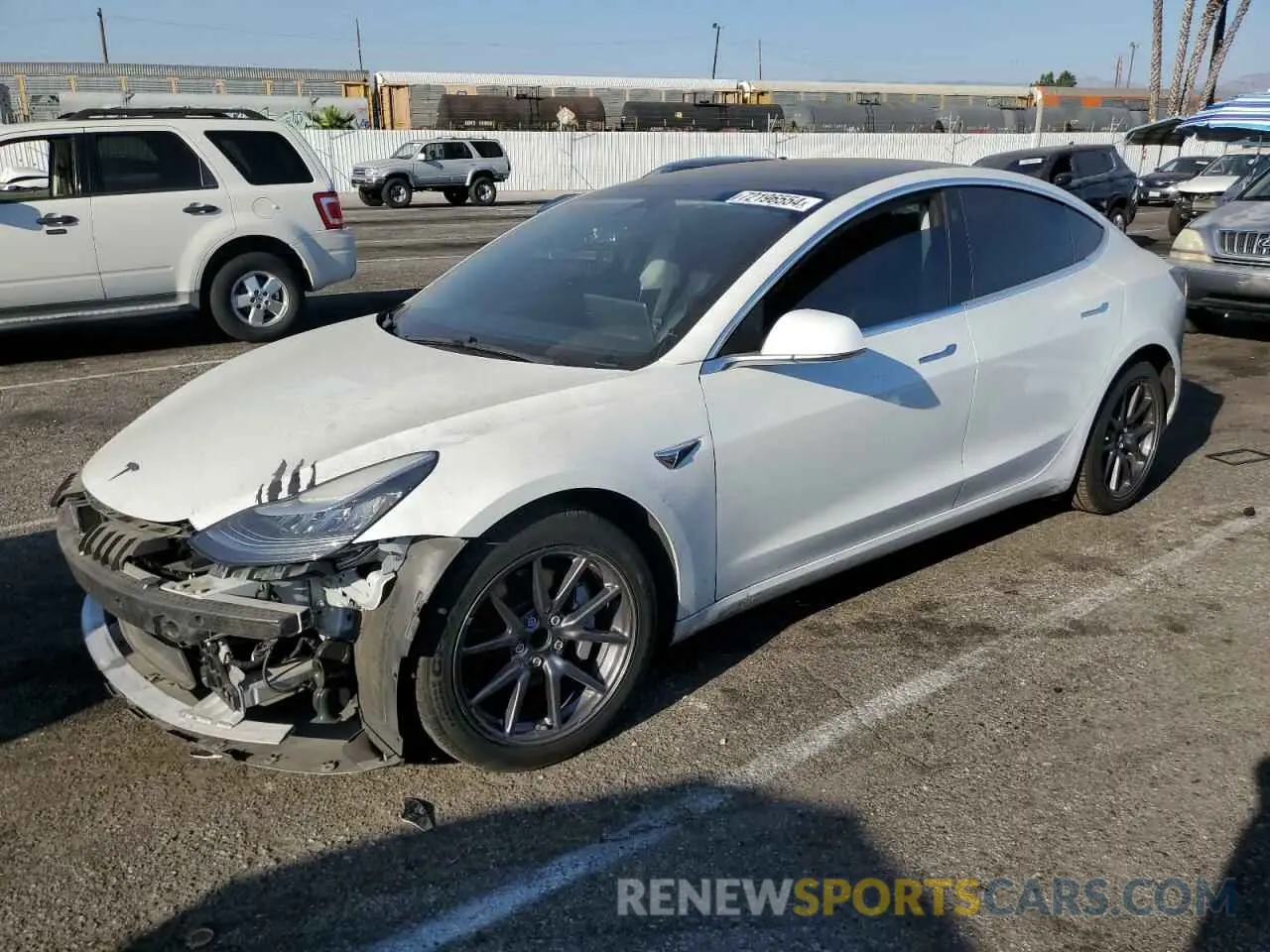 1 fotografías del automóvil dañado 5YJ3E1EA7LF803996 TESLA MODEL 3 2020
