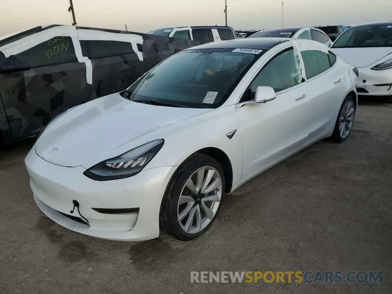 1 fotografías del automóvil dañado 5YJ3E1EA8LF598690 TESLA MODEL 3 2020