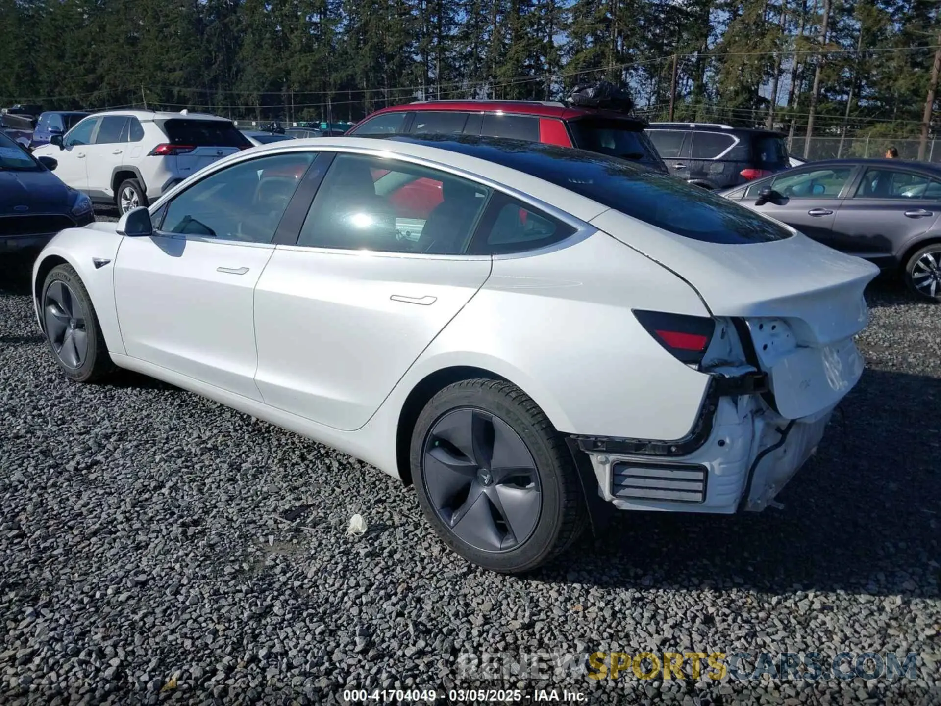 3 fotografías del automóvil dañado 5YJ3E1EA8LF612586 TESLA MODEL 3 2020