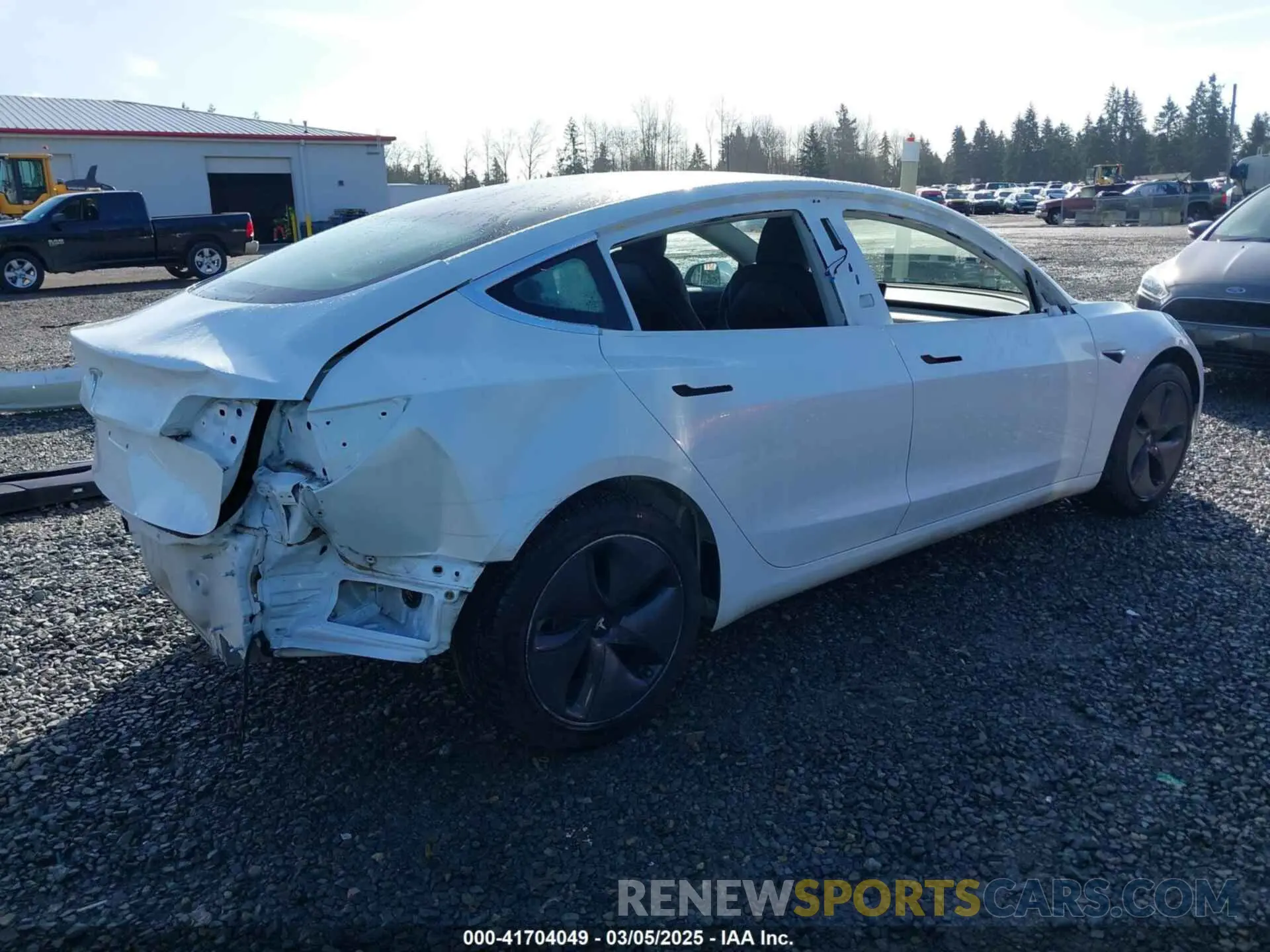 4 fotografías del automóvil dañado 5YJ3E1EA8LF612586 TESLA MODEL 3 2020