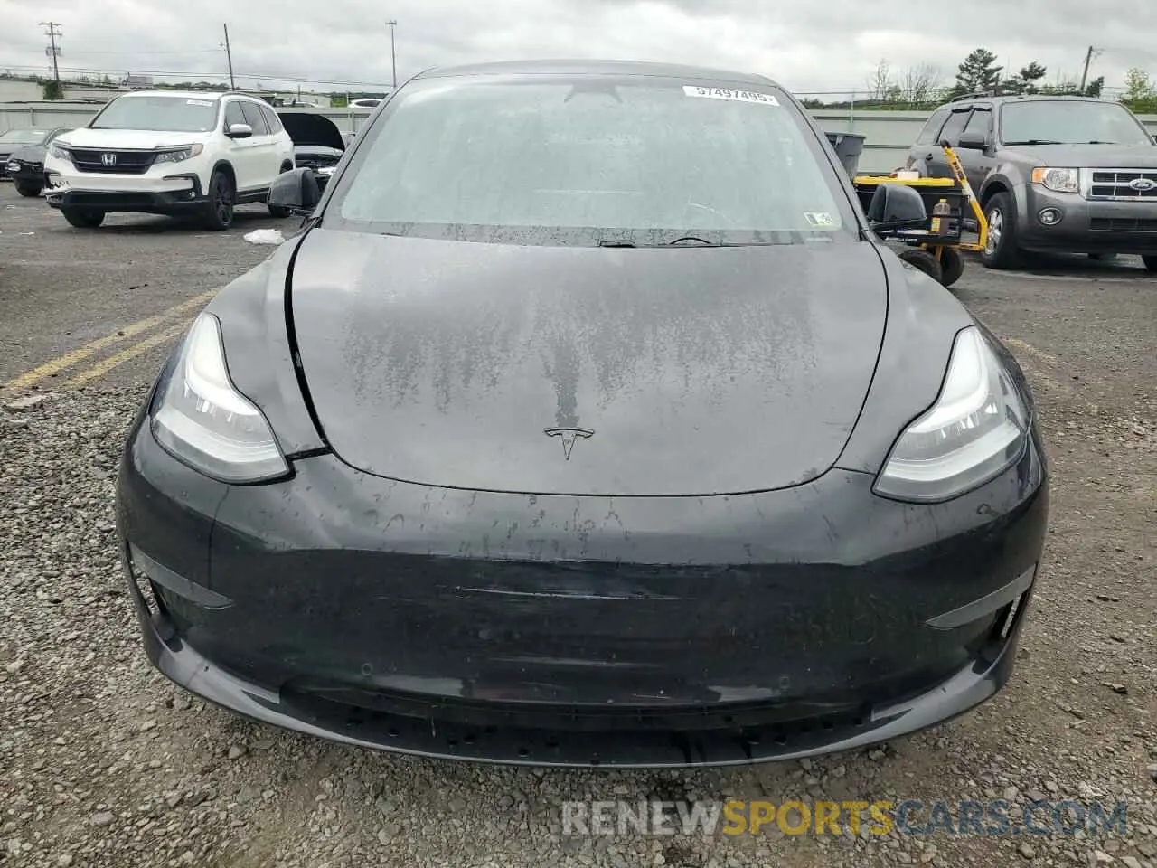 5 fotografías del automóvil dañado 5YJ3E1EA8LF643871 TESLA MODEL 3 2020