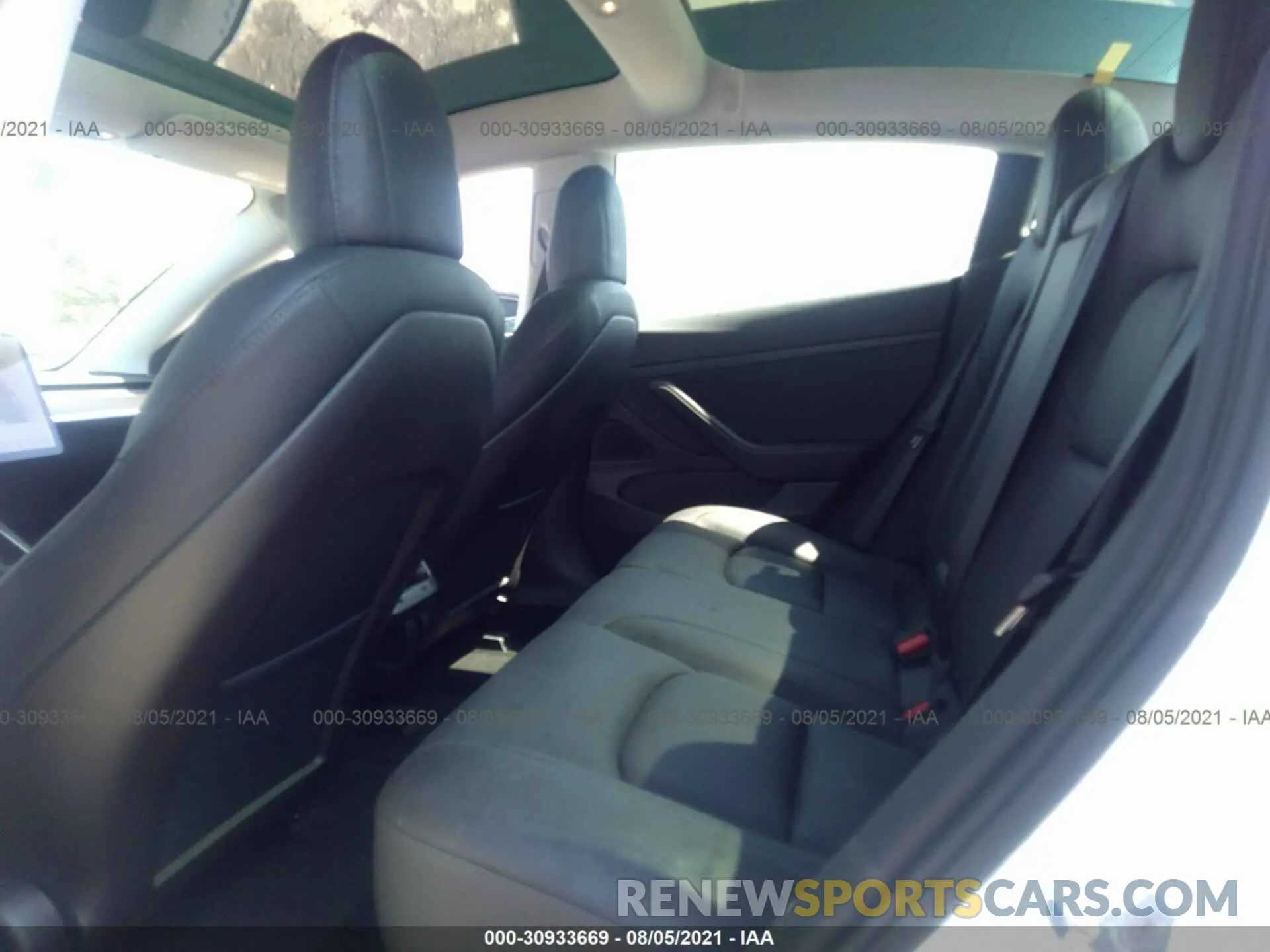 8 fotografías del automóvil dañado 5YJ3E1EA8LF660542 TESLA MODEL 3 2020