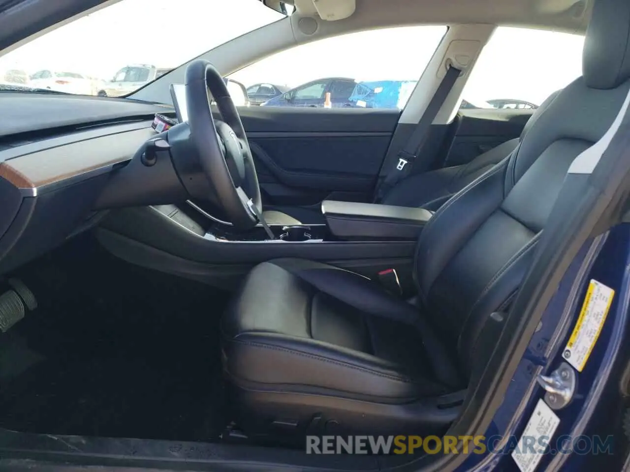 7 fotografías del automóvil dañado 5YJ3E1EA8LF705995 TESLA MODEL 3 2020