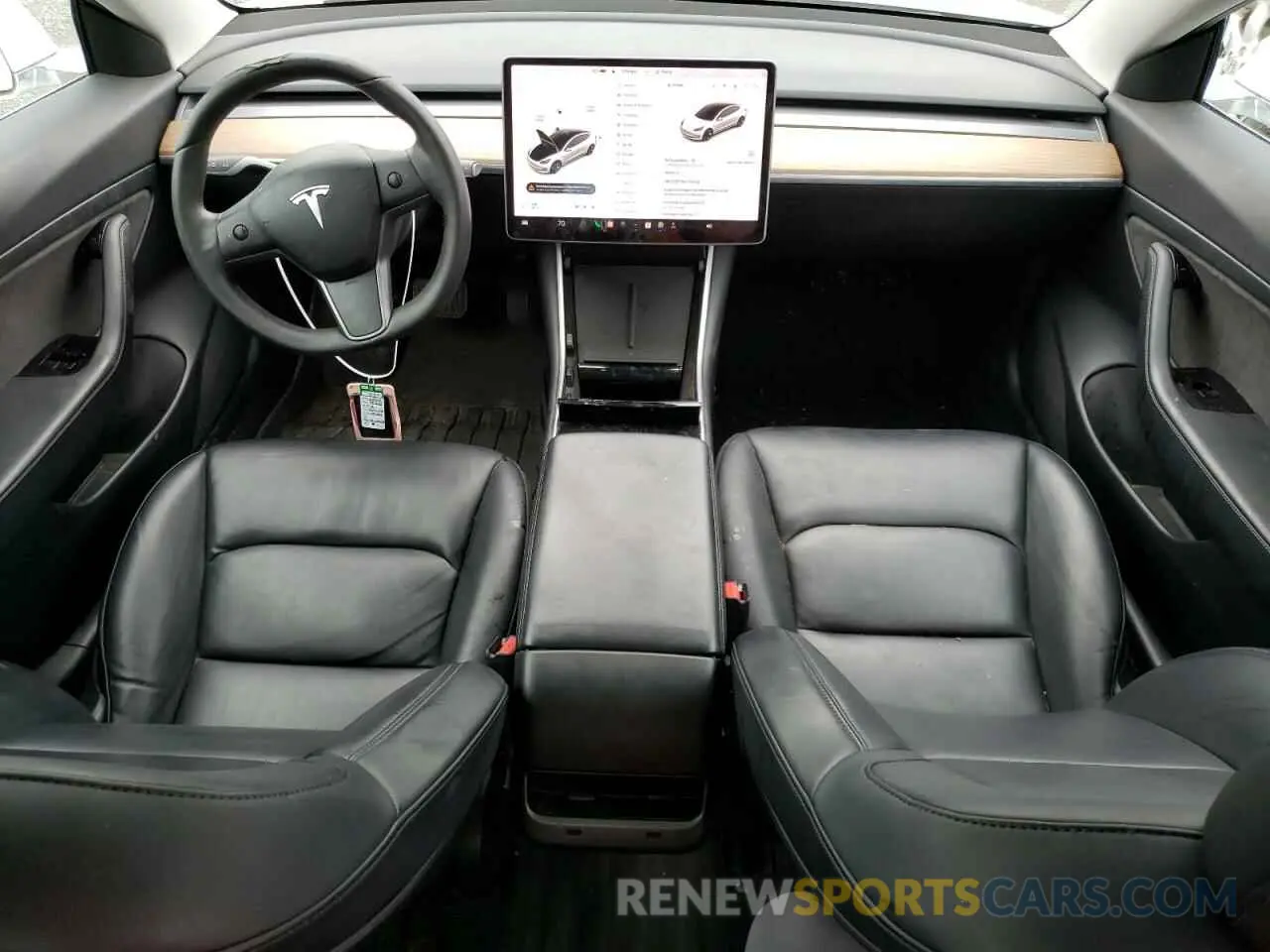 8 fotografías del automóvil dañado 5YJ3E1EA8LF706323 TESLA MODEL 3 2020