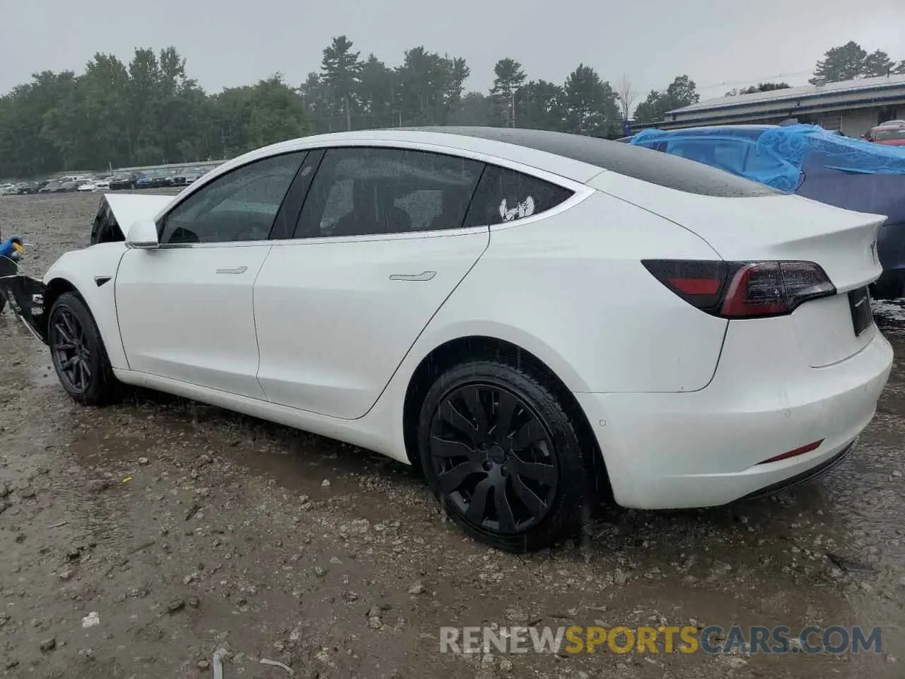 2 fotografías del automóvil dañado 5YJ3E1EA8LF737622 TESLA MODEL 3 2020