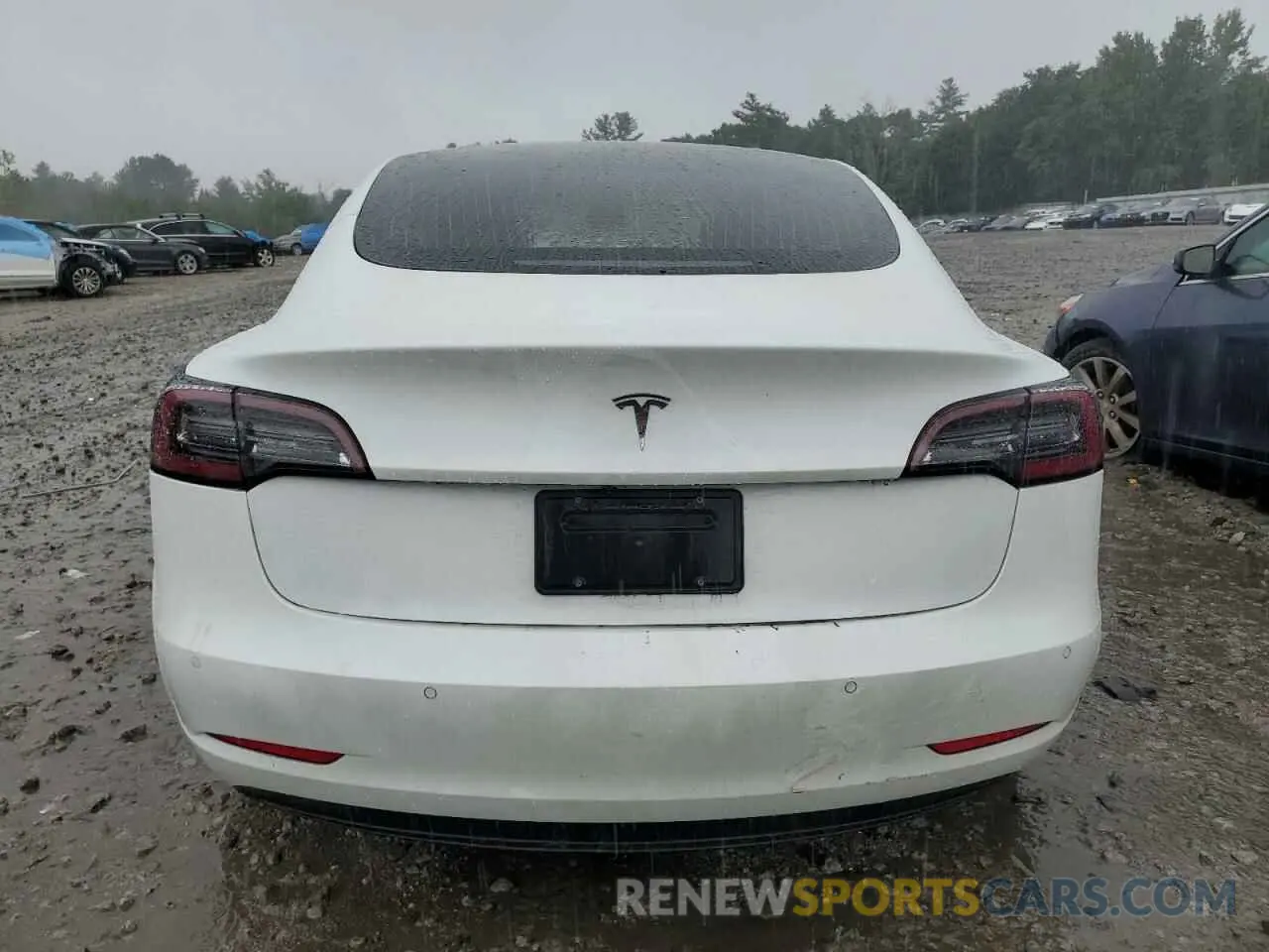 6 fotografías del automóvil dañado 5YJ3E1EA8LF737622 TESLA MODEL 3 2020
