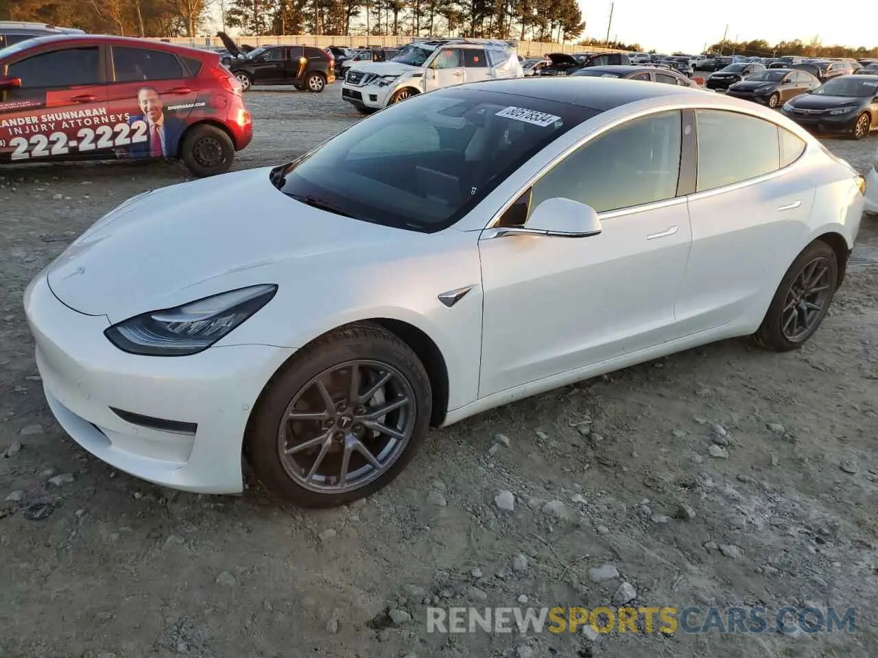 1 fotografías del automóvil dañado 5YJ3E1EA8LF740567 TESLA MODEL 3 2020