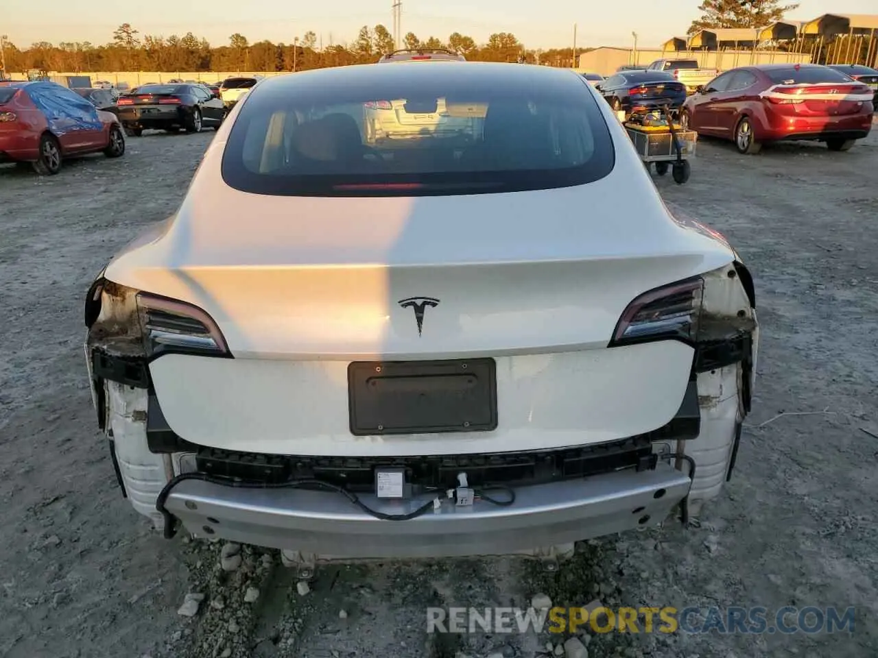 6 fotografías del automóvil dañado 5YJ3E1EA8LF740567 TESLA MODEL 3 2020