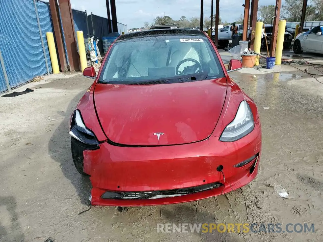 5 fotografías del automóvil dañado 5YJ3E1EA8LF740911 TESLA MODEL 3 2020